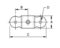 AIS 38&nbsp;DOUBLE SWIVEL SOCKET MALE